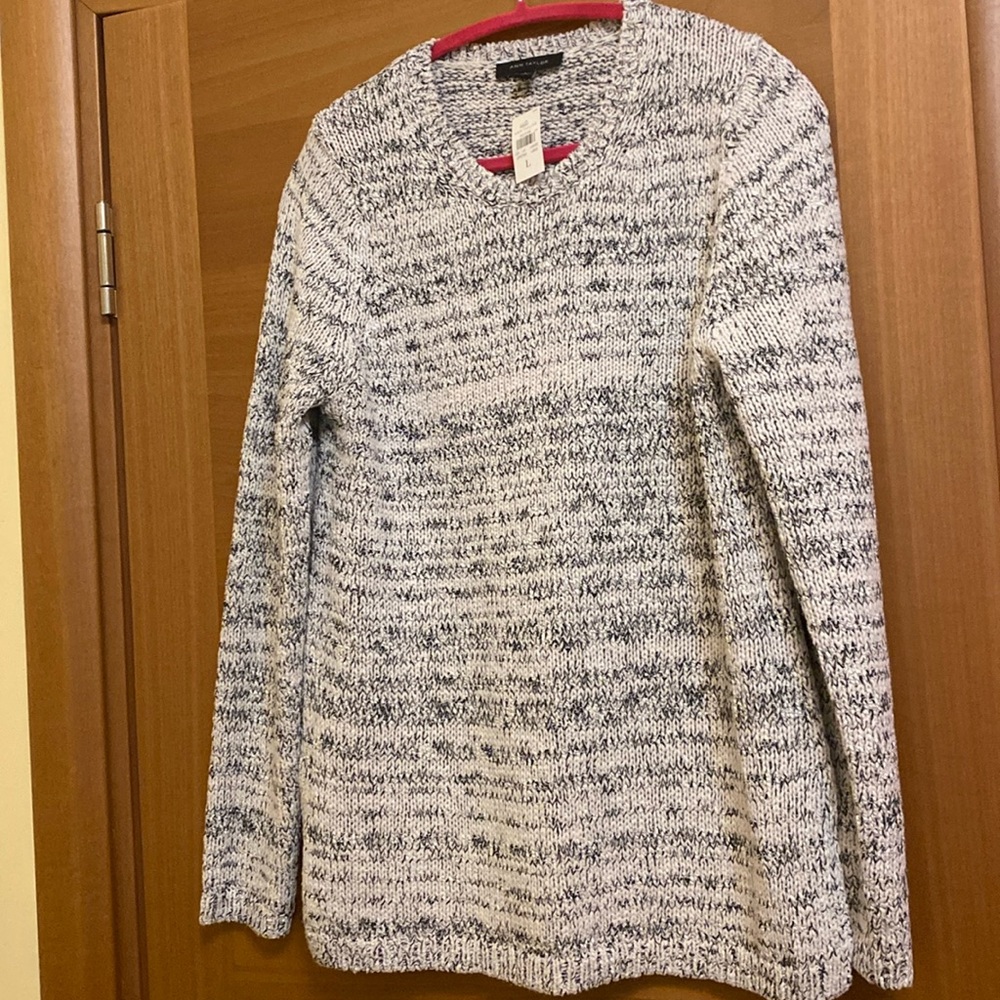 ANN TAYLOR SWEATER.  New with tag. Machine wash cold gentle cycle